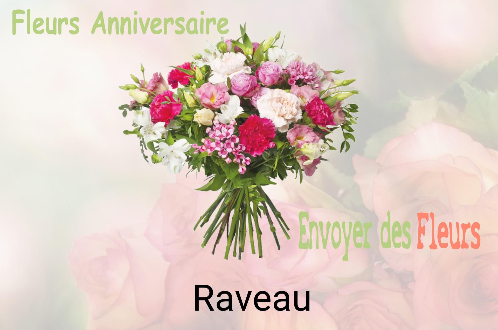 Bouquet de fleurs d’anniversaire livré à Raveau